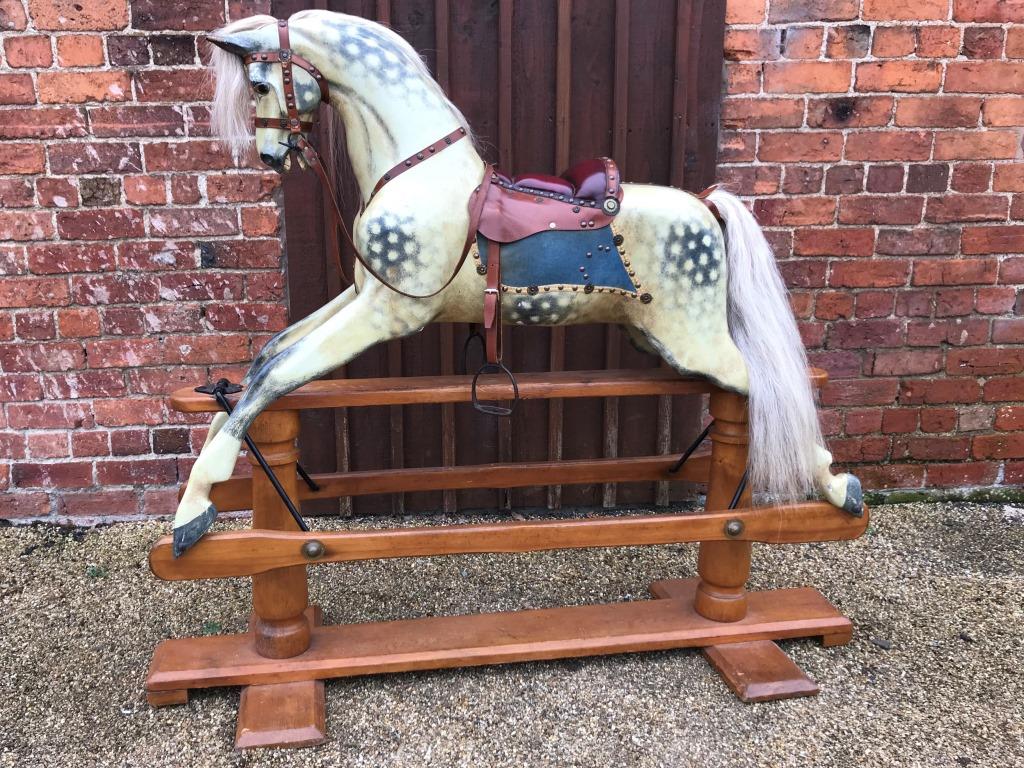 old lines rocking horse
