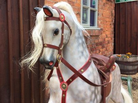 restored bow rocking horse