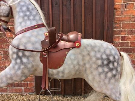 Victorian bow rocking horse