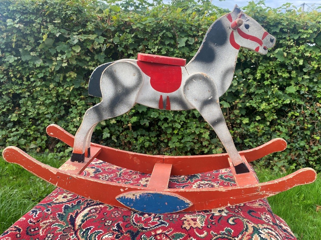 barrel rocking horse