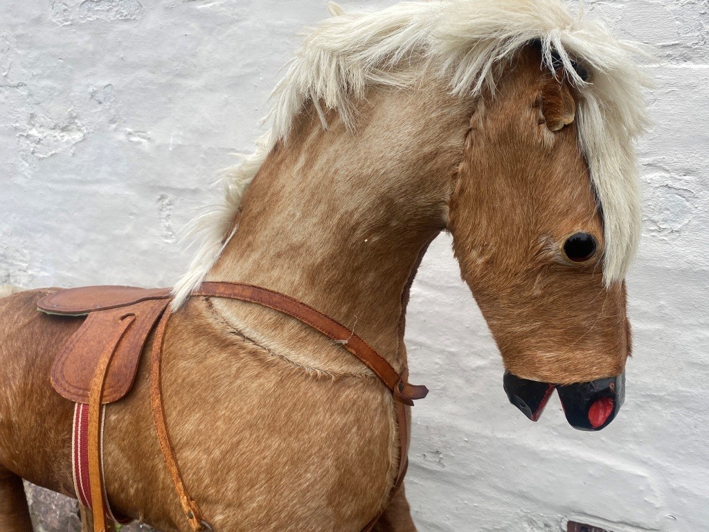ayres hide covered horse