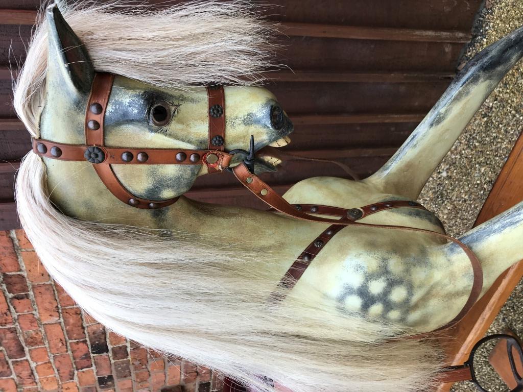 antique lines rocking horse