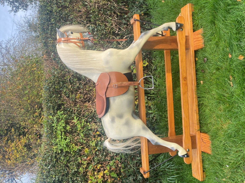 antique Lines rocking horse