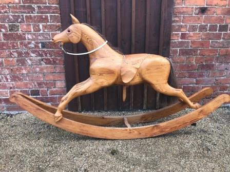 rocking horse on a bow