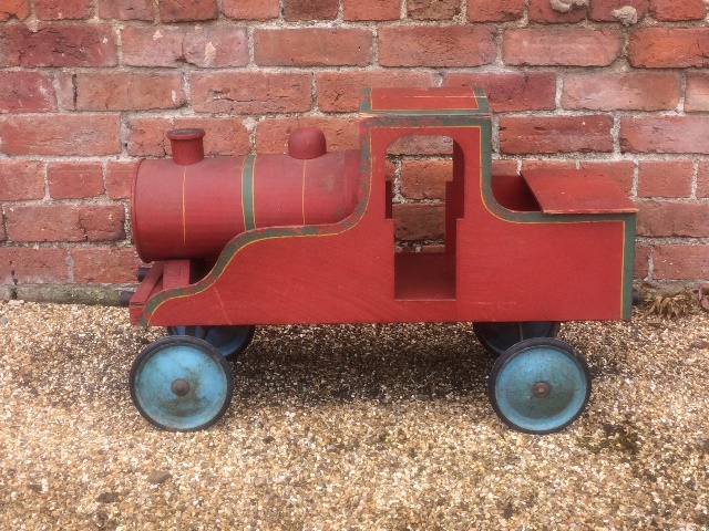 Vintage toy train engine